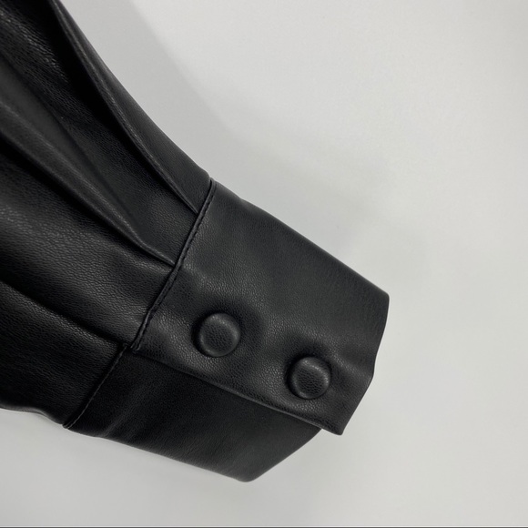 Vero Moda paulina faux leather shacket NWT - Picture 6 of 8
